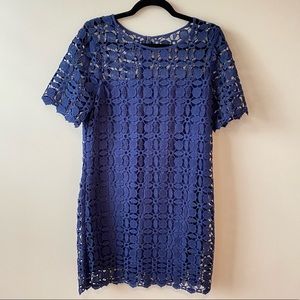 Laundry by Shelli Segal Navy Blue Dress